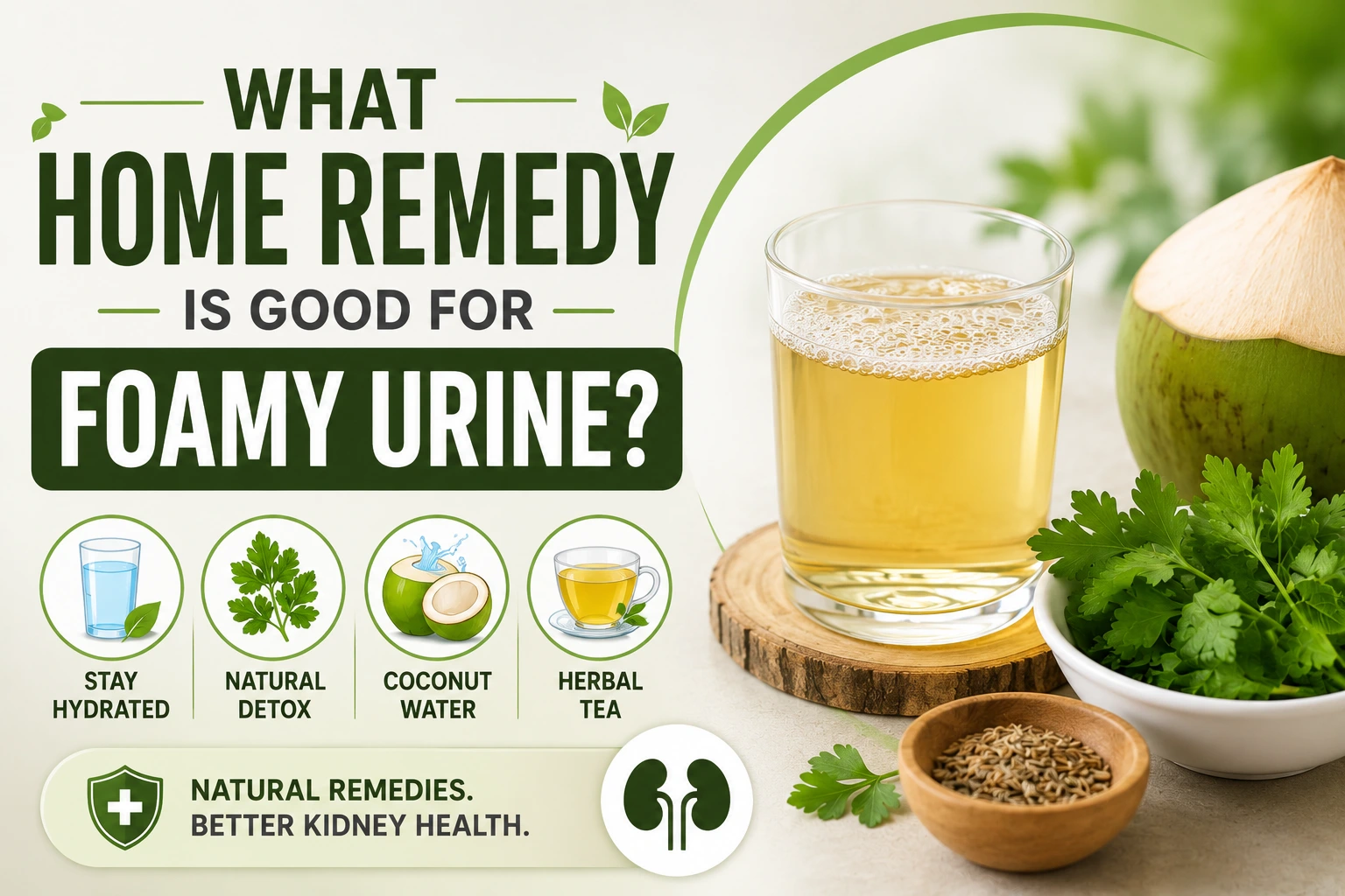 What Home Remedy is Good for Foamy Urine?